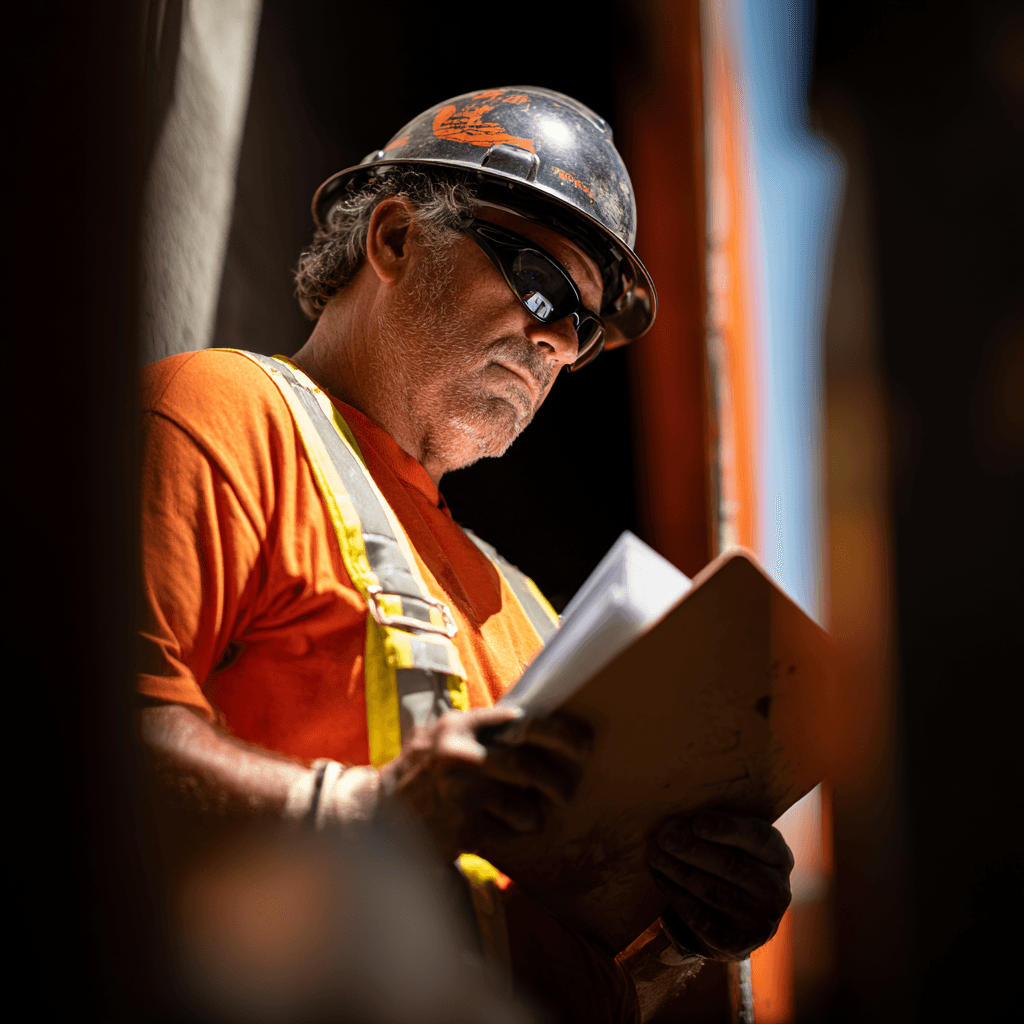 Safety manager in industrial setting